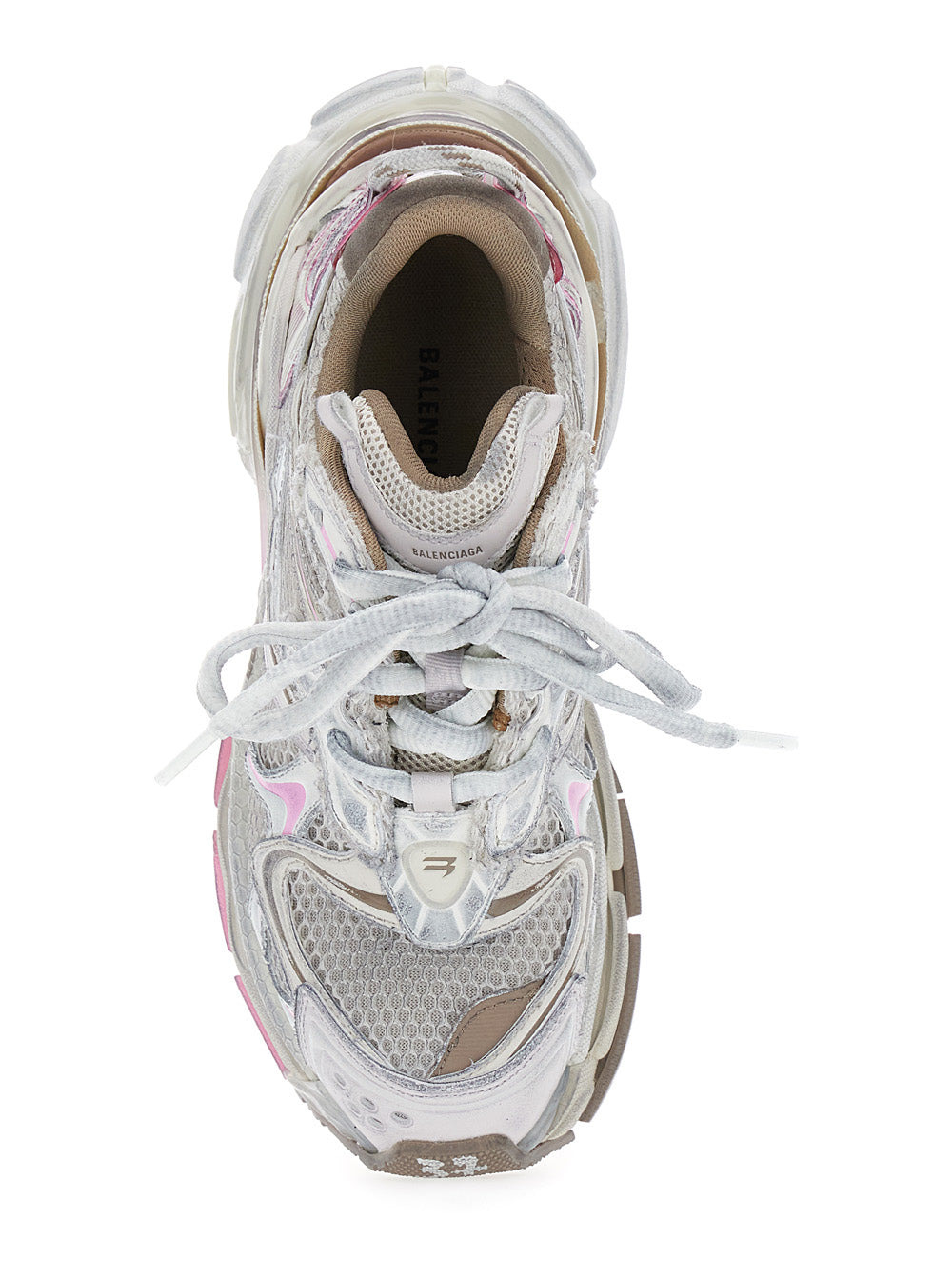 Balenciaga Women 'Runner 2.0' Multicolor Low Top Sneakers With Runner Logo In Tech Fabric Woman - 4