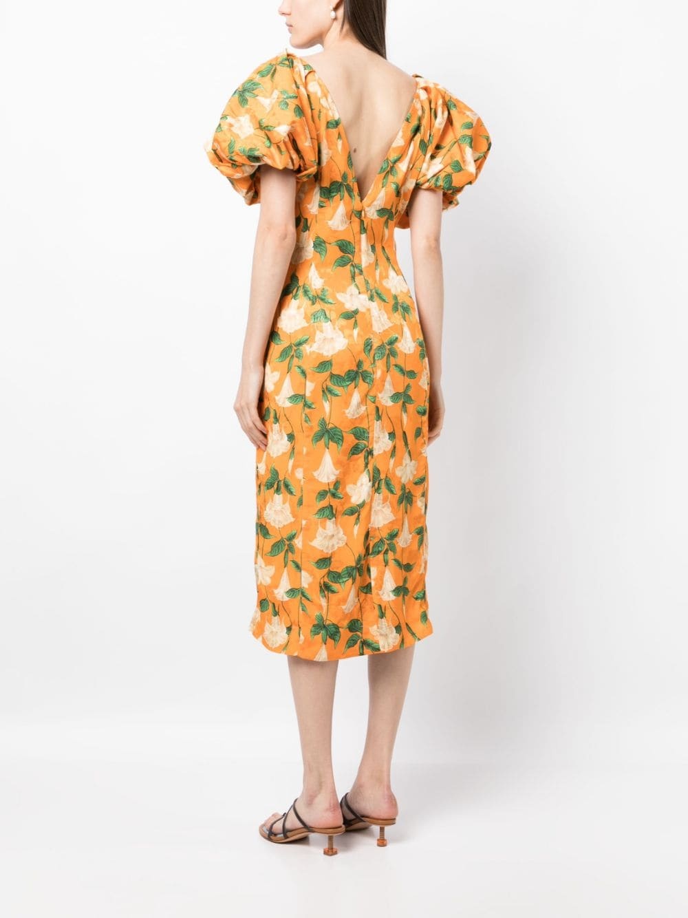 Camelia floral-print midi dress - 4