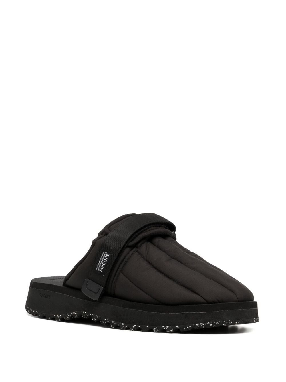 Zavo quilted round-toe slippers - 2