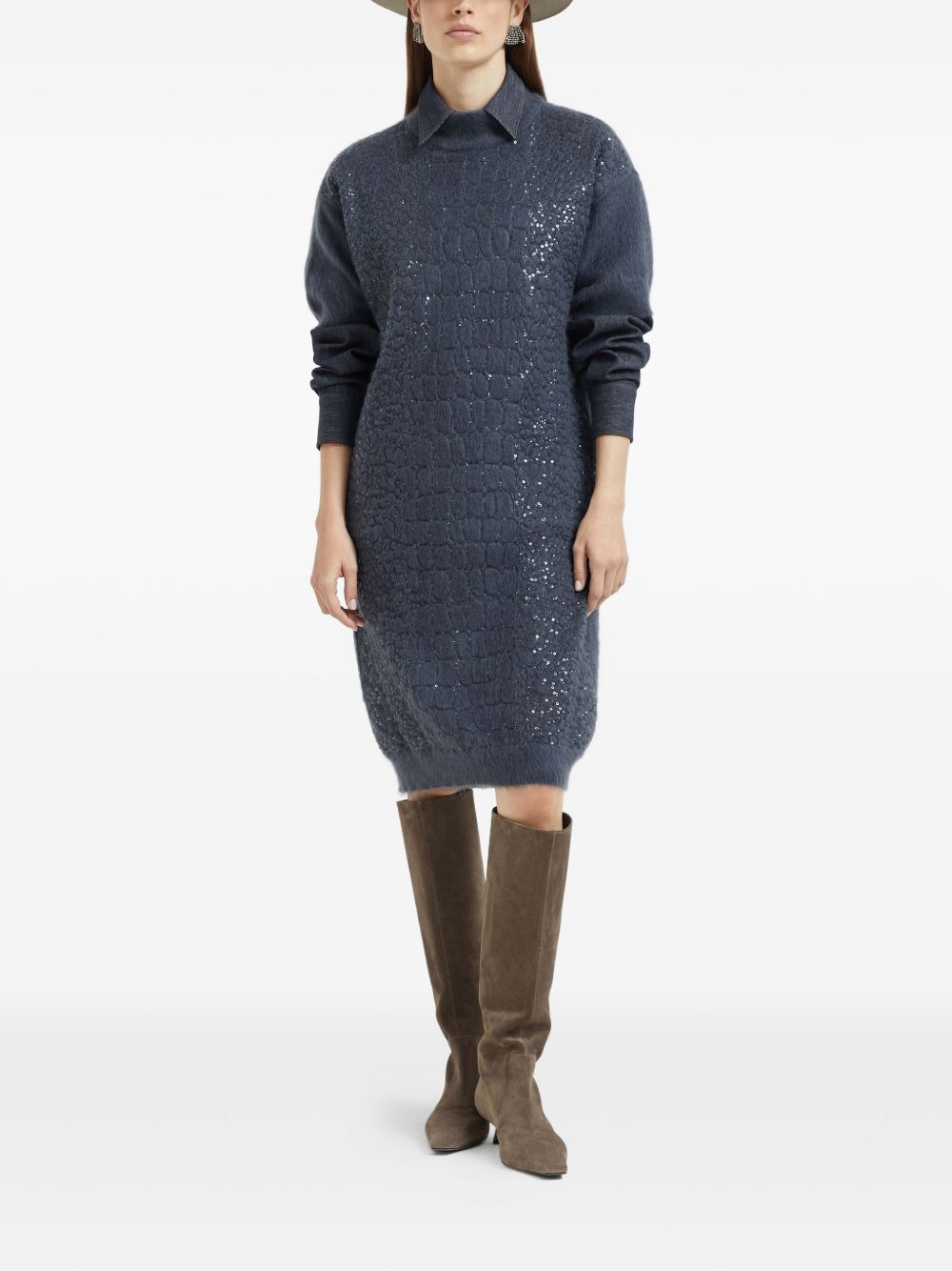 Brunello Cucinelli Dresses Blue - 2