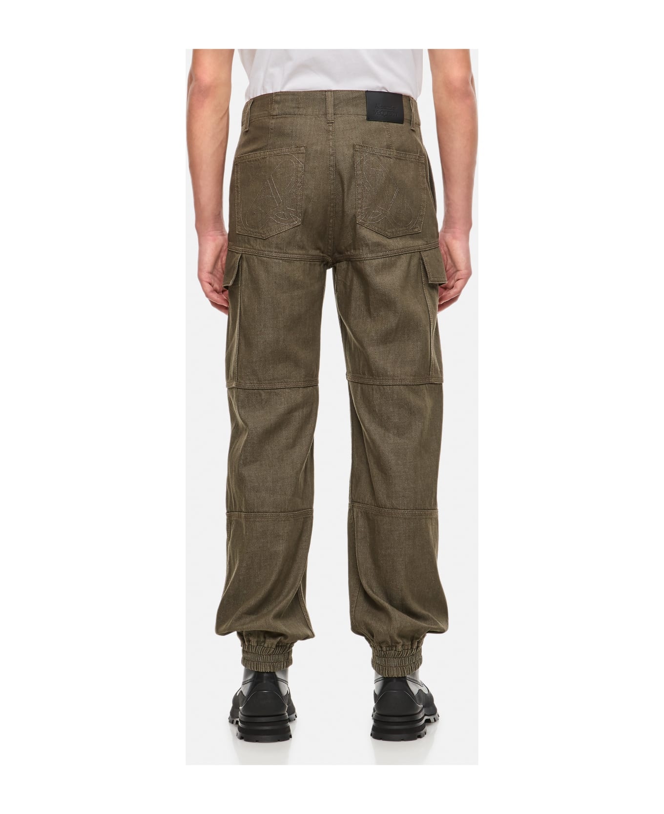 Denim Cotton Jogger - 3