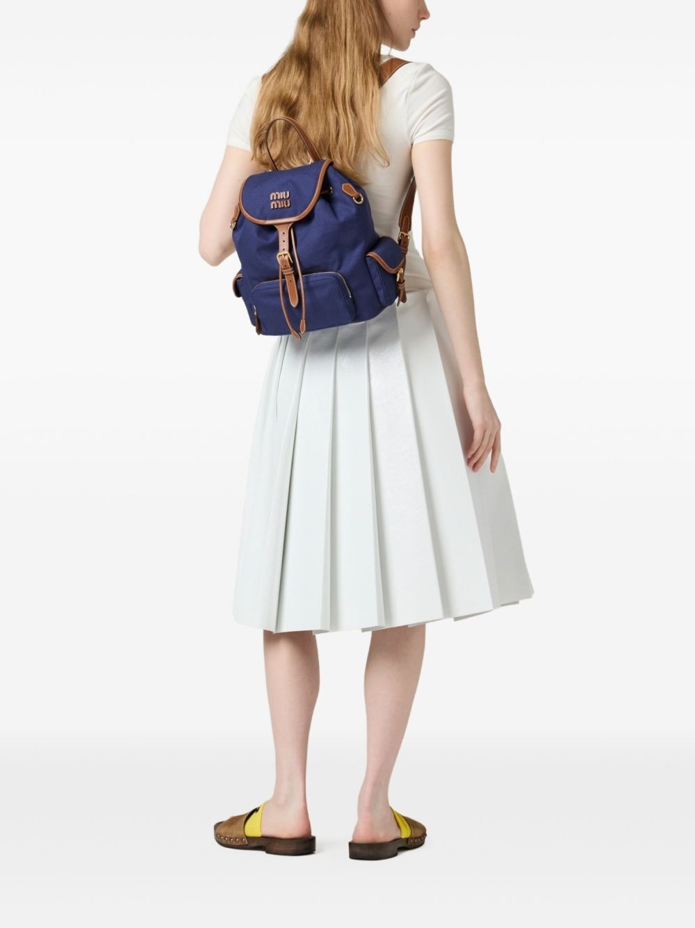 logo-lettering backpack - 2