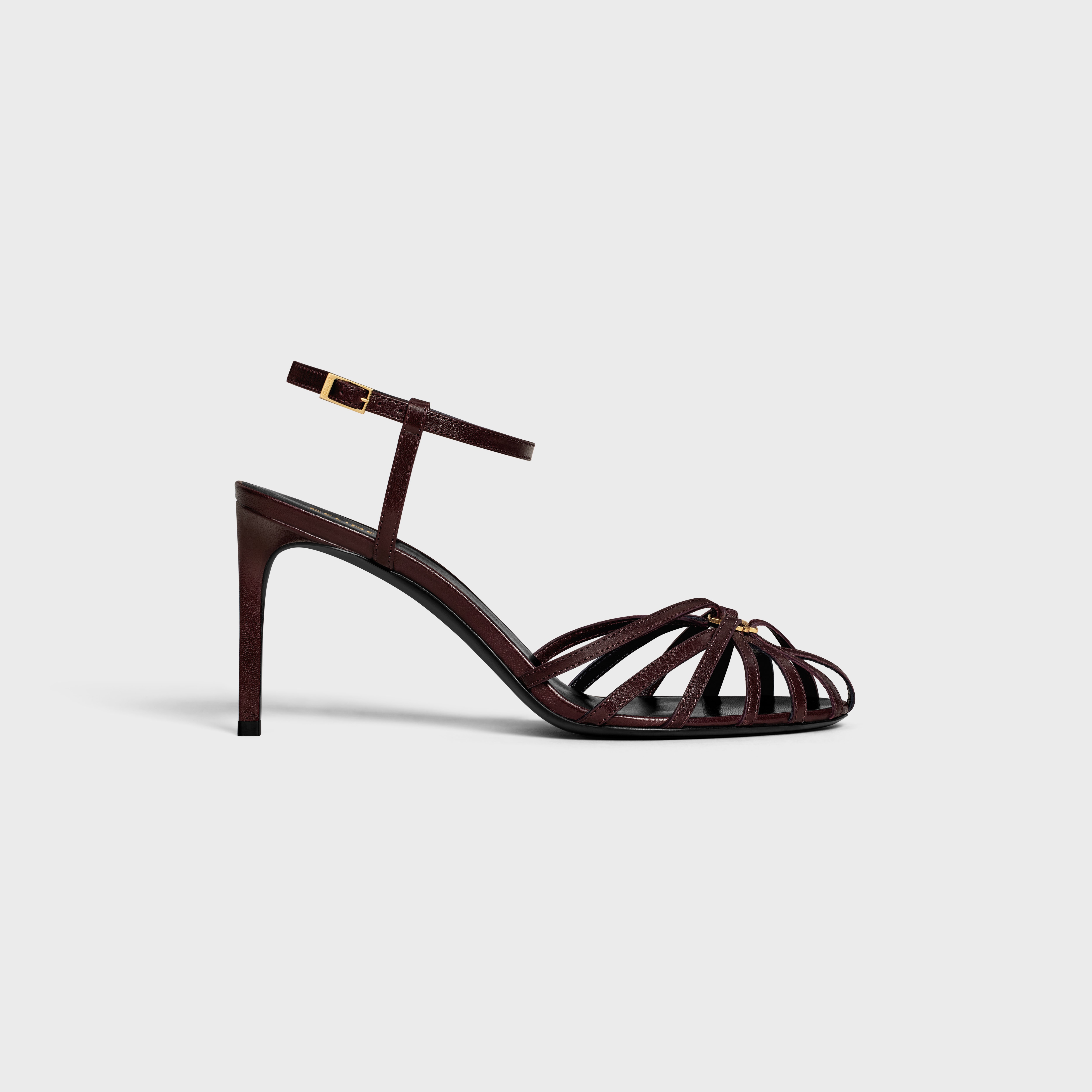 【SS25＊日本未入荷】Triomphe Sandal CELINE CELINE TRIOMPHE SANDAL in LAMBSKIN | REVERSIBLE