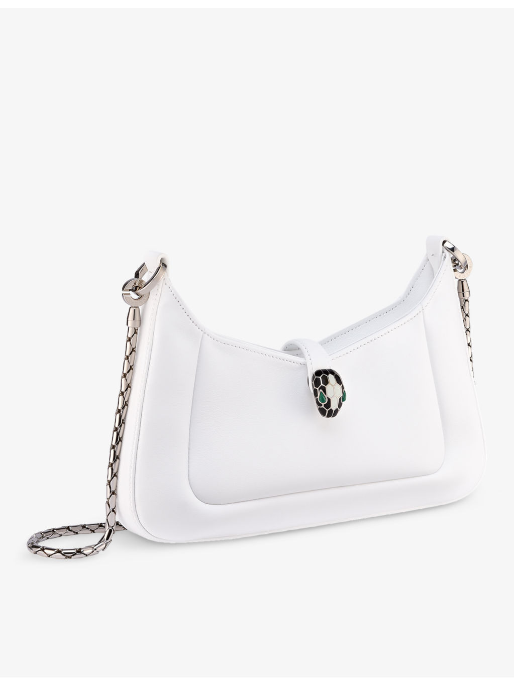 Serpenti Baia small leather shoulder bag - 5