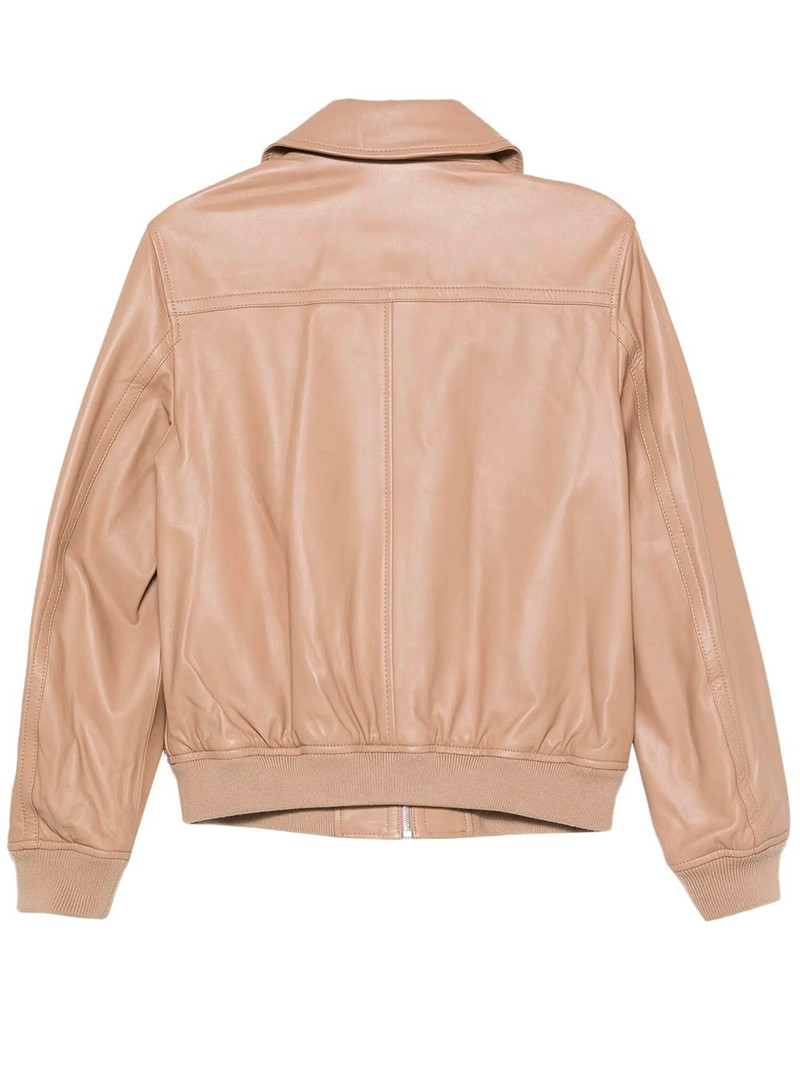 ZIP-UP LEATHER JACKET 3