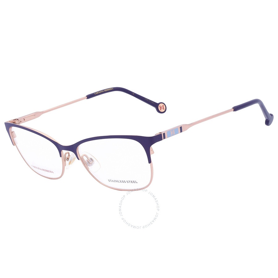 Carolina Herrera Demo Cat Eye Ladies Eyeglasses CH 0074 0LKS 53 - 4