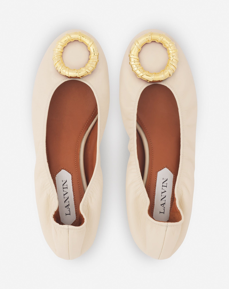 Lanvin MELODIE LEATHER BALLERINA FLAT outlook