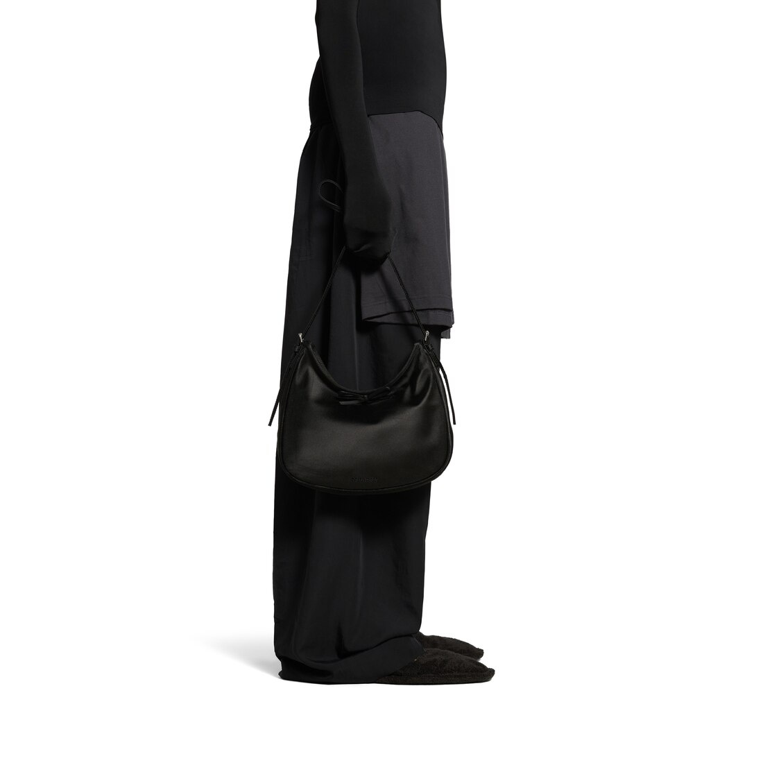 Women's Leopolda Small Hobo Bag in Black - 3