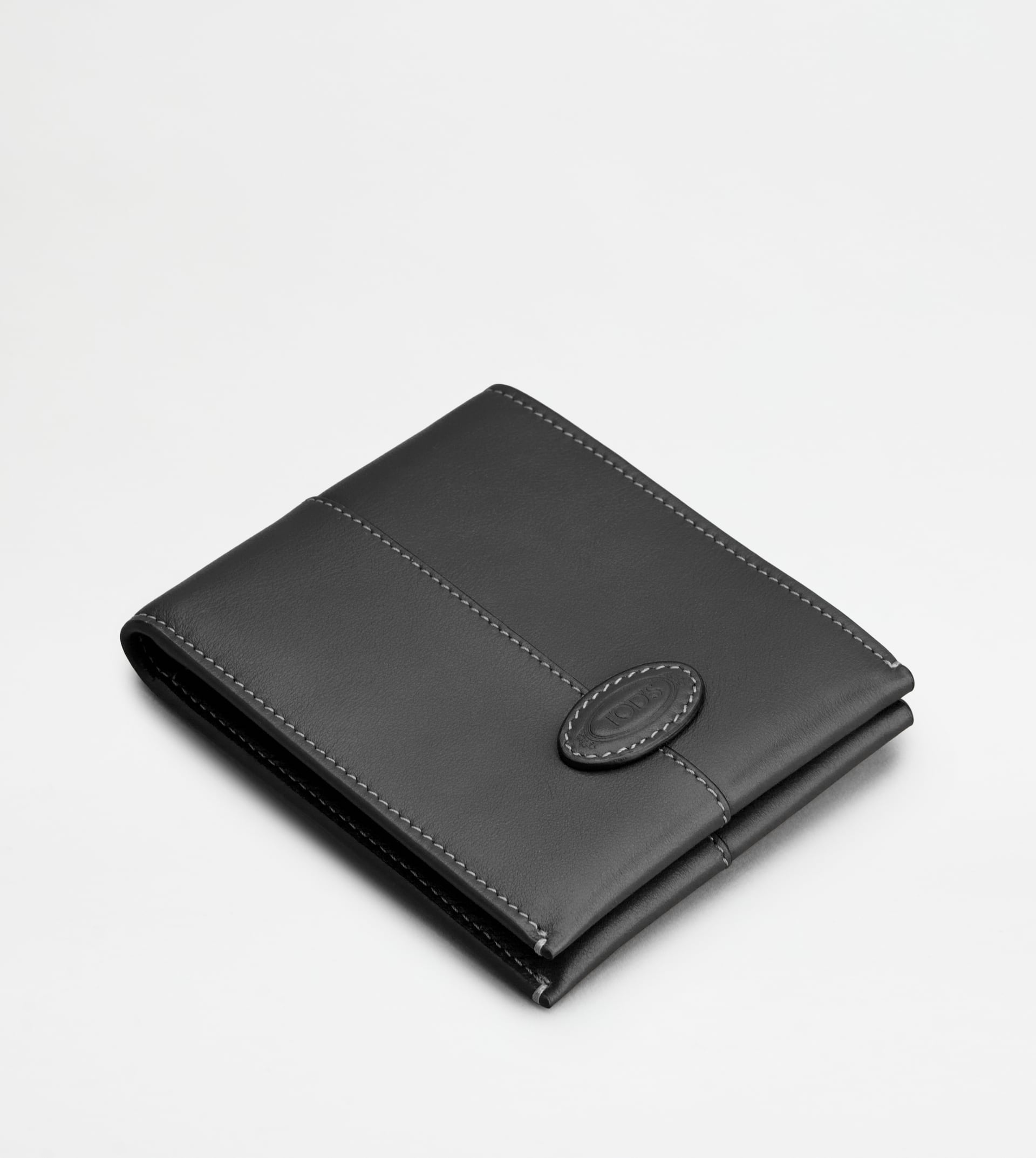 CARD HOLDER IN LEATHER - BLACK - 3