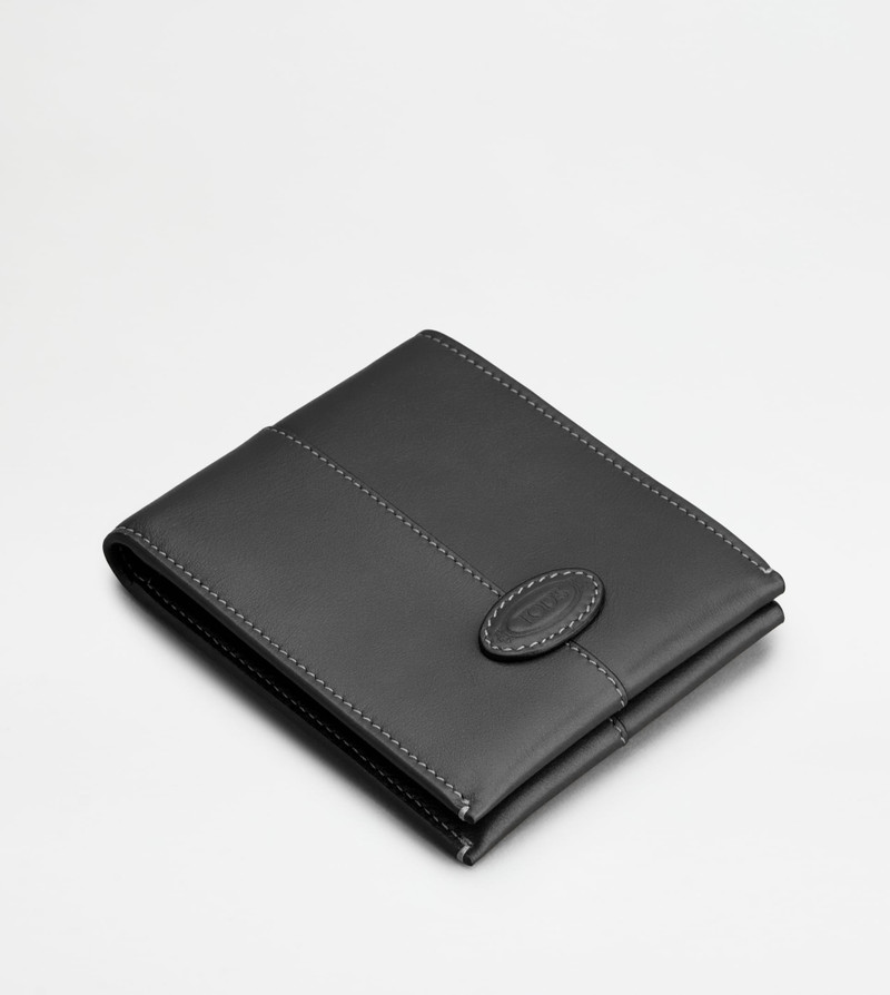CARD HOLDER IN LEATHER - BLACK 3
