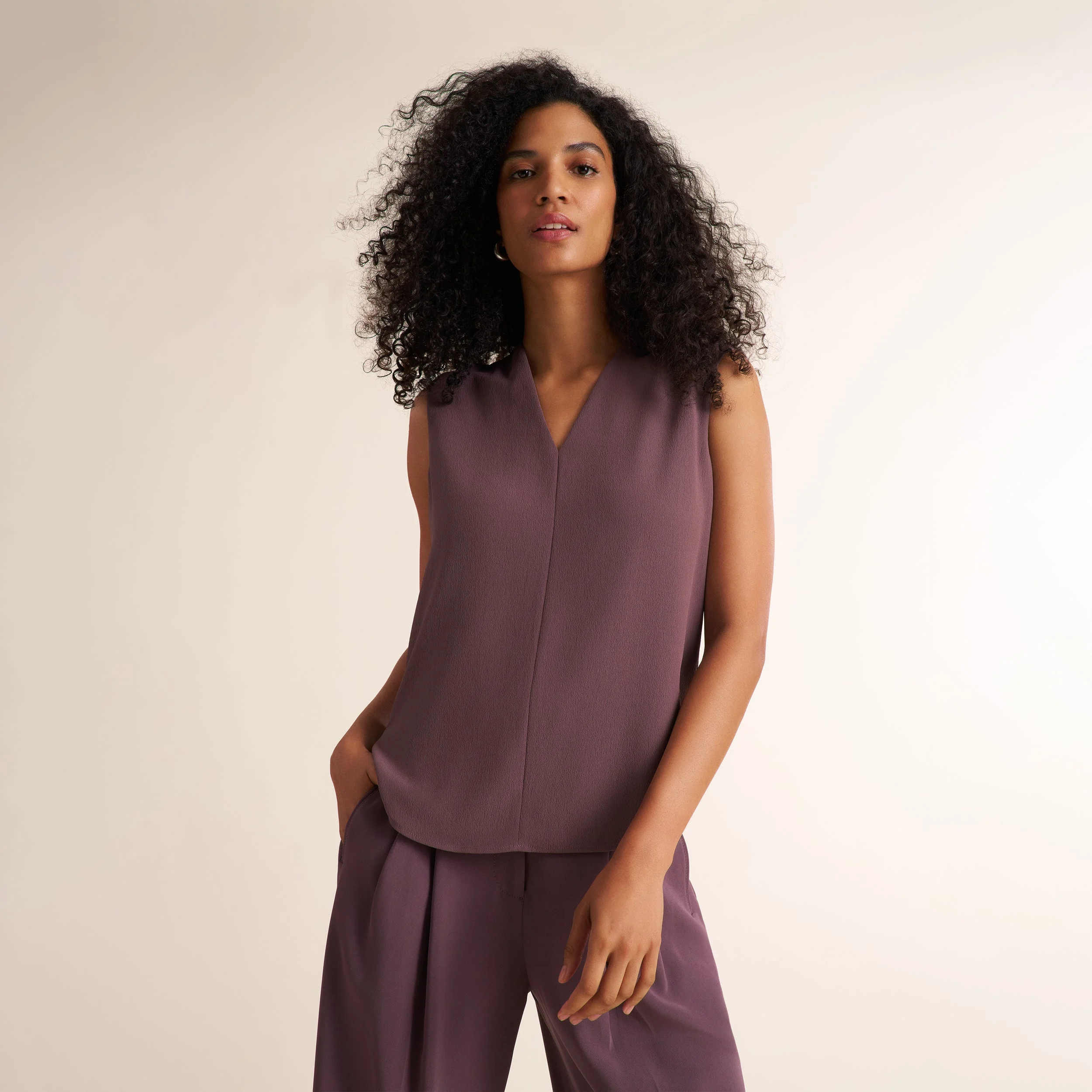 Emmy Drape Top - Eco Soft Wave - 1