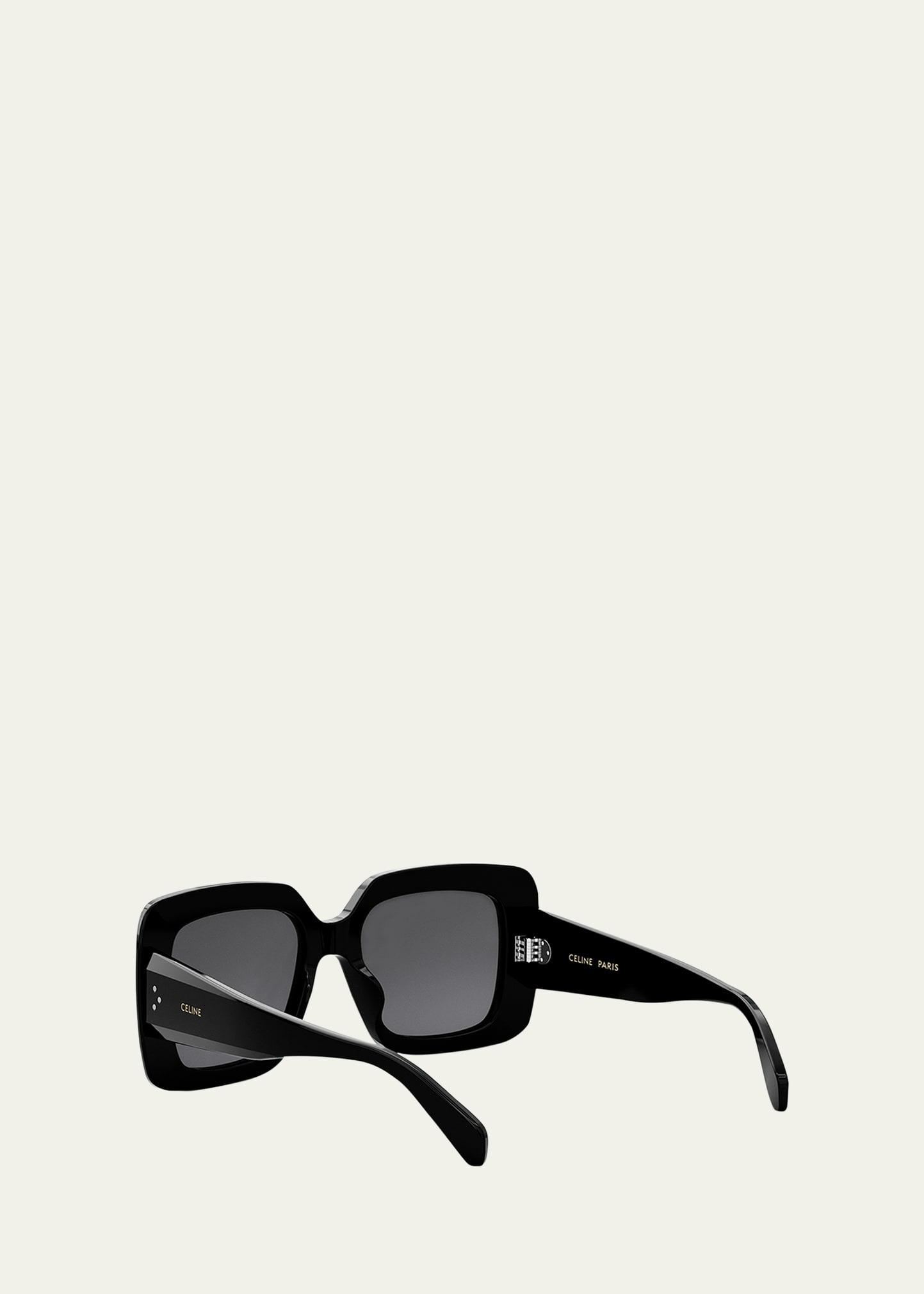 Bold Three-Dot Acetate Square Sunglasses - 4