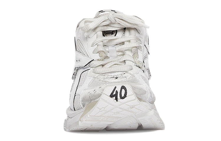 (WMNS) Balenciaga Runner Sneakers 'Whtie Mesh and Nylon' 656063W3RA19000 - 3