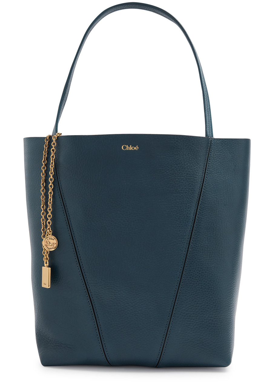 Chloe Spin Medium Grained Leather Tote - 7