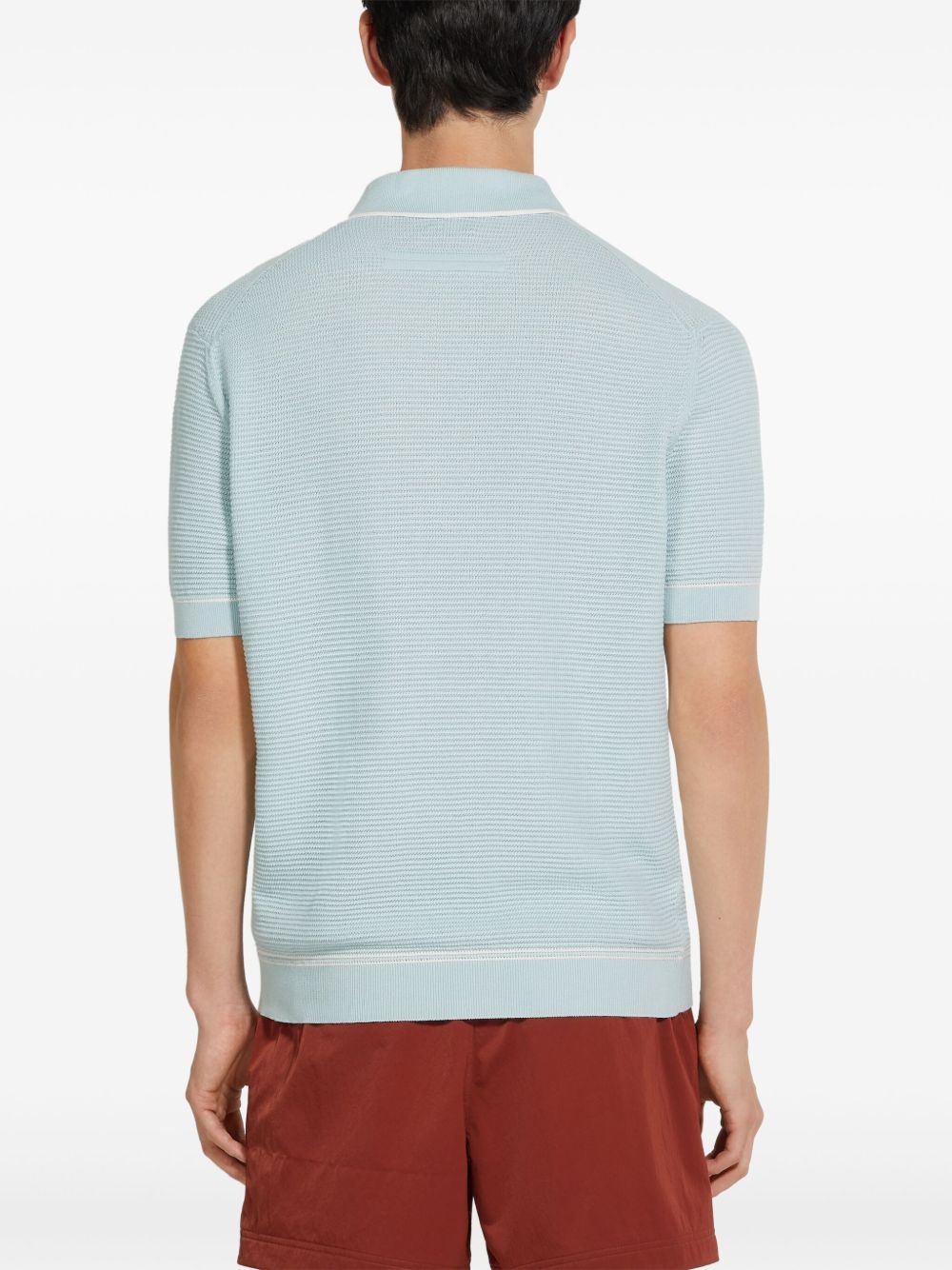 cotton polo shirt - 3
