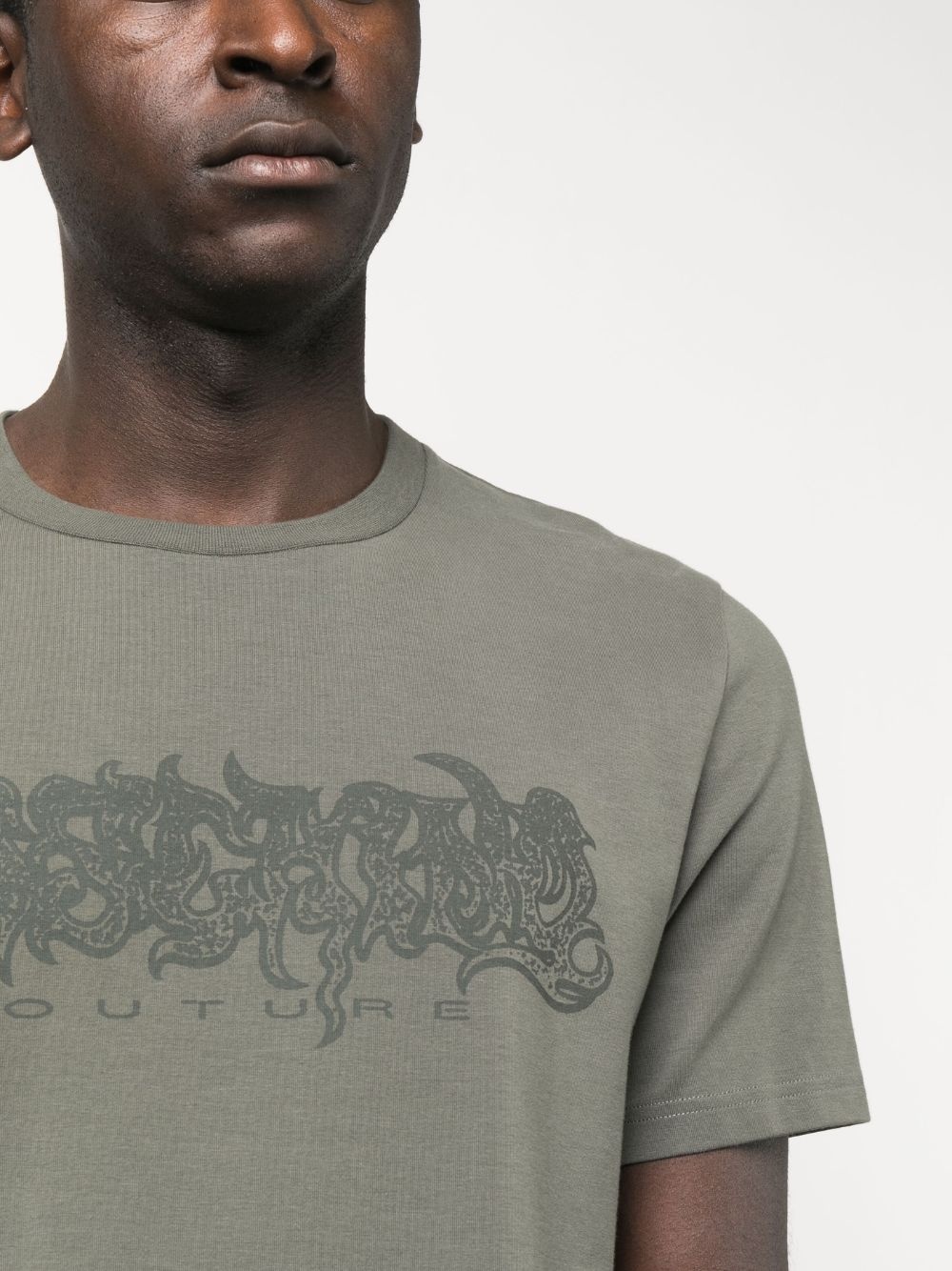 logo-print stretch-cotton T-shirt - 5