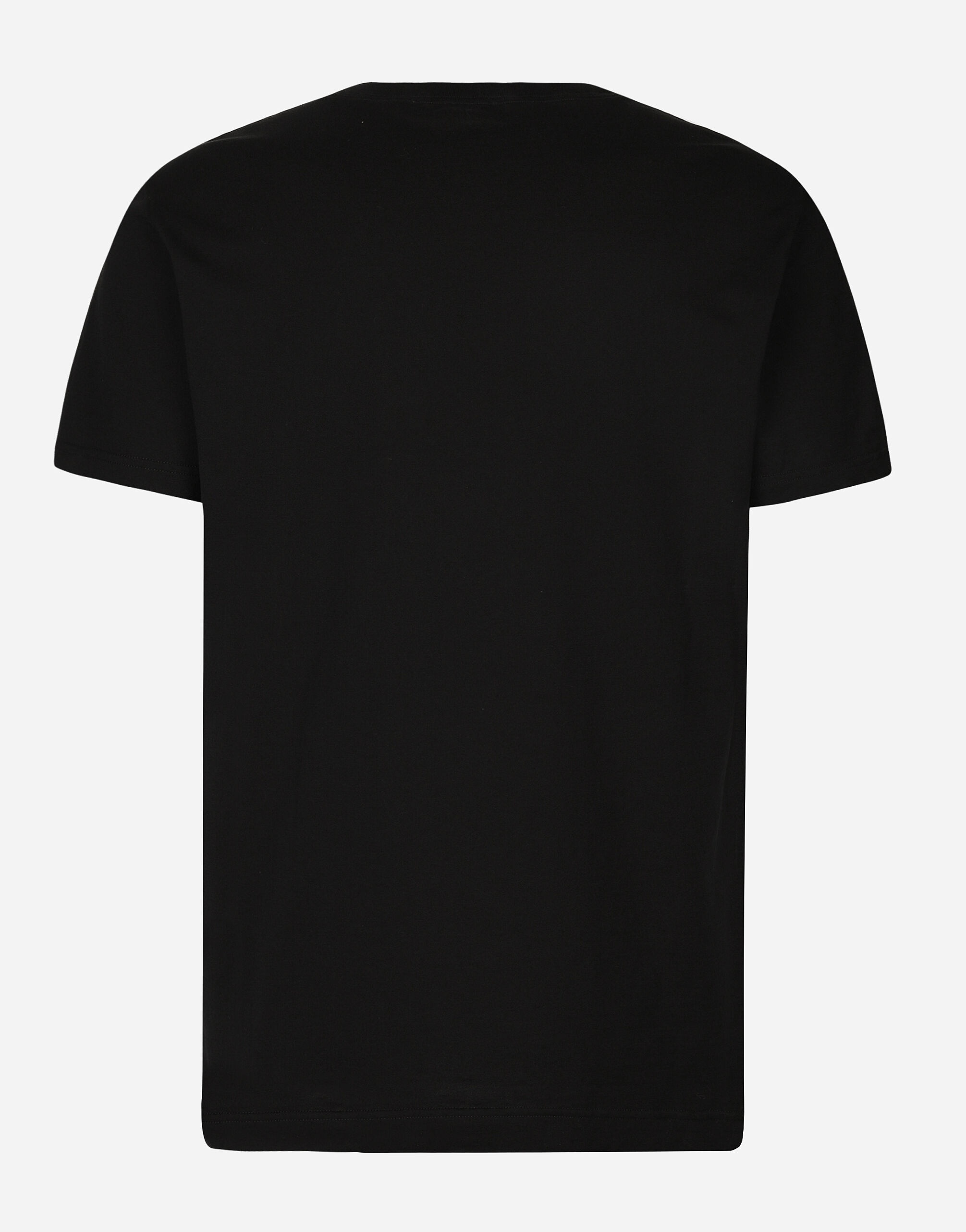Short-sleeved cotton T-shirt with DG print - 2