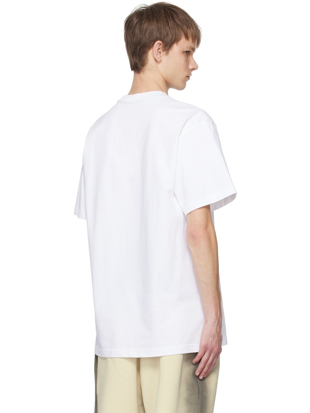 White Pinched T-Shirt - 3