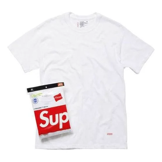 Supreme x Hanes Tagless Tees (3 Pack) 'White' SUP-FW19-036 - 1