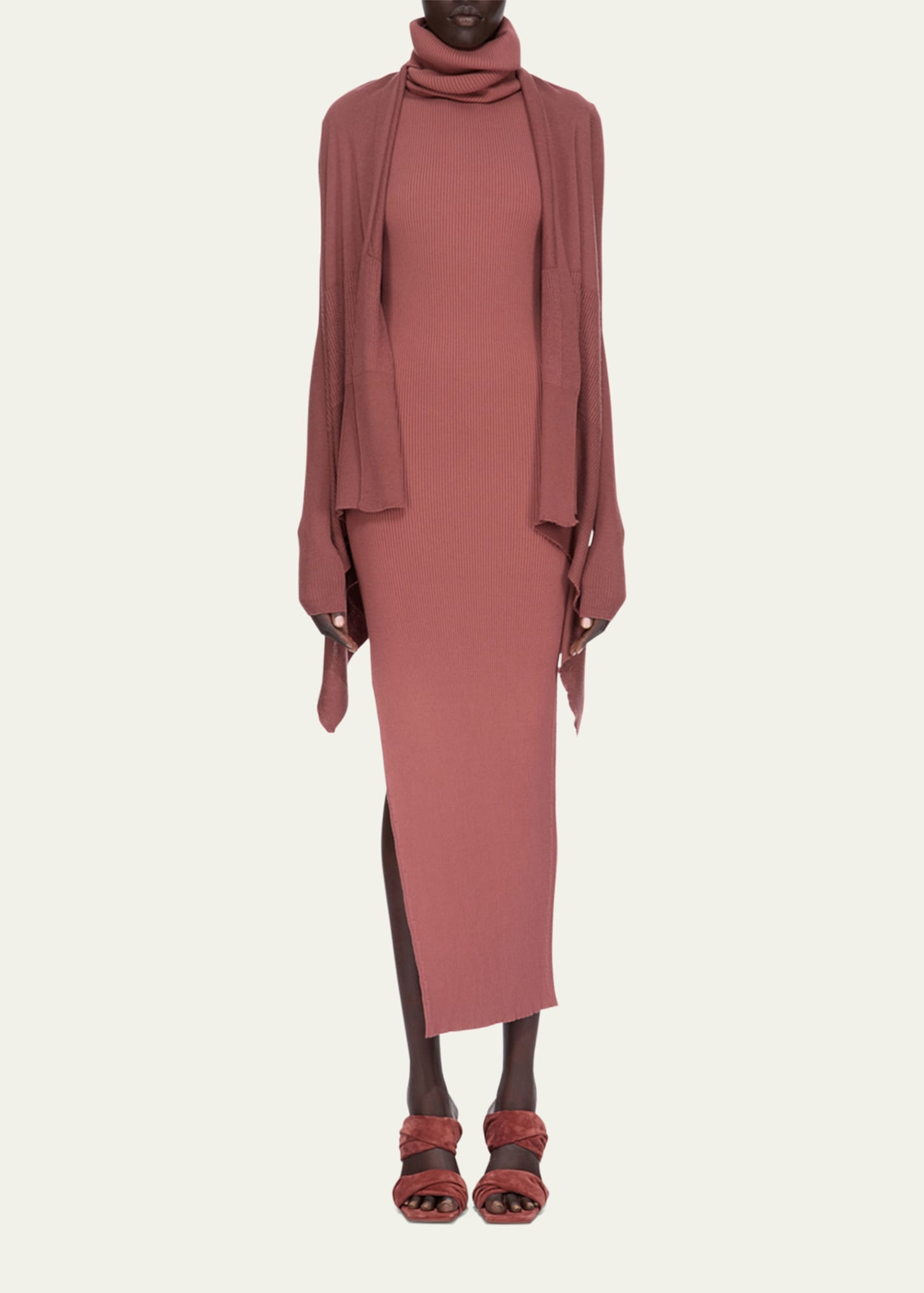 Wrap Asymmetric Cardigan - 2