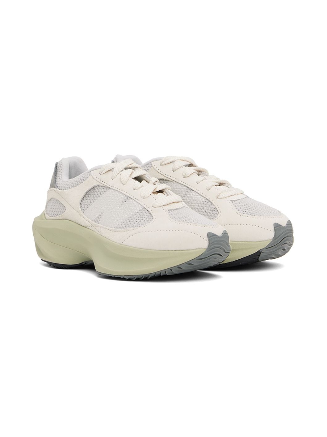 Gray & Off-White WRPD Sneakers - 4