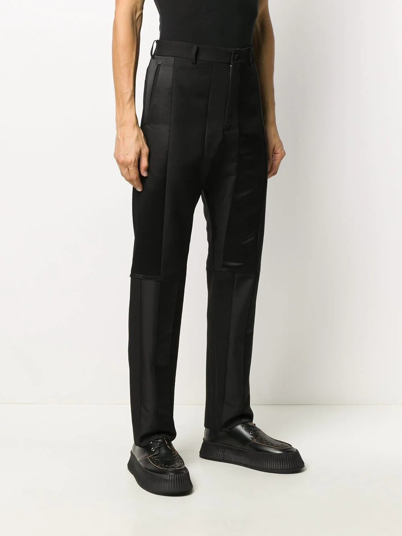 panelled straight-leg trousers 3