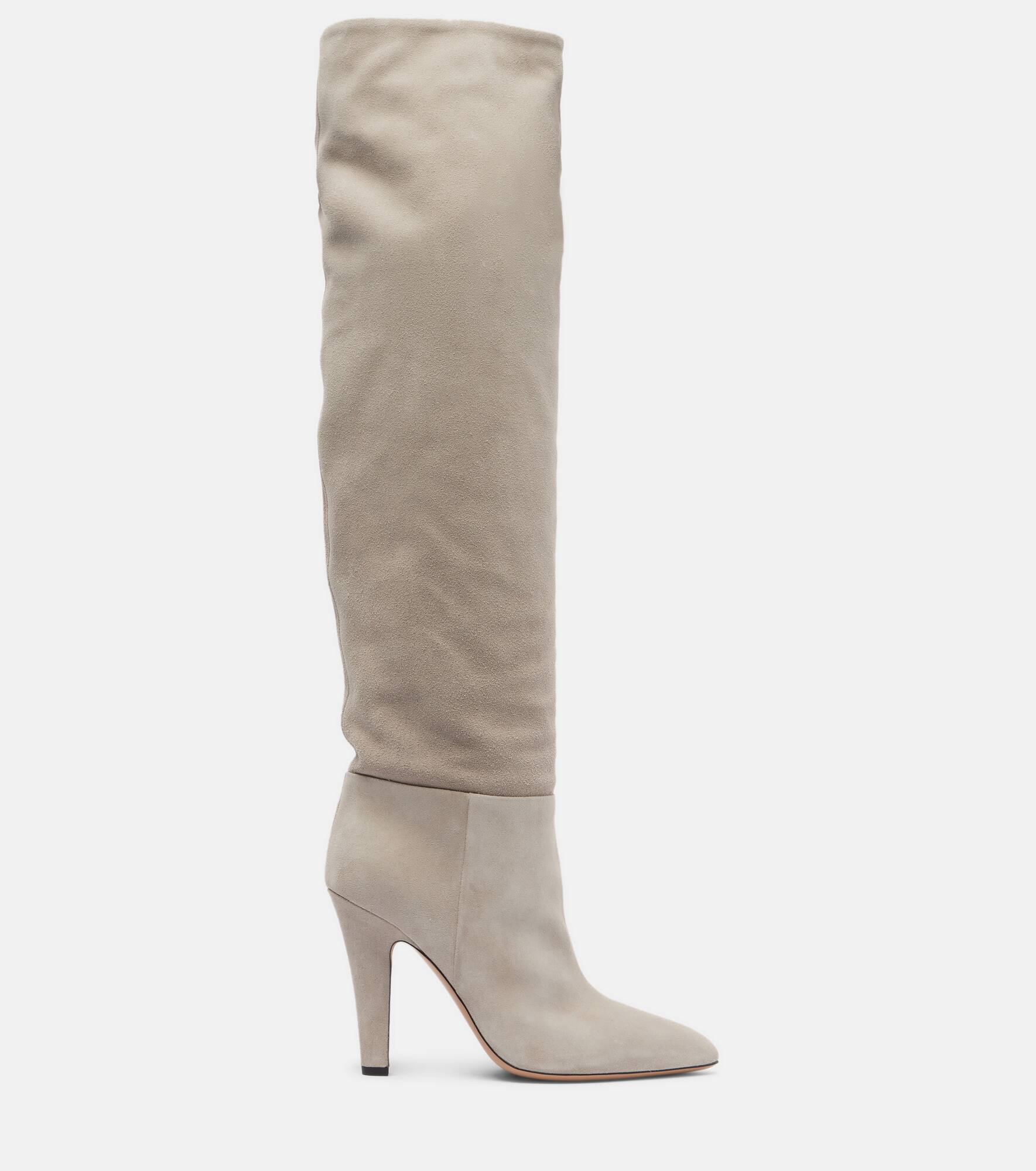 Elsa 100 suede over-the-knee boots - 4