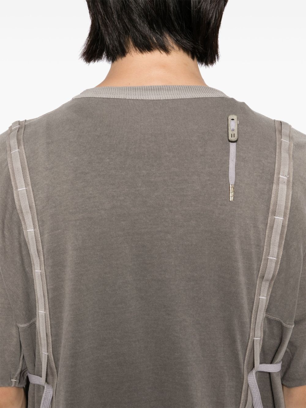 paneled T-shirt - 4