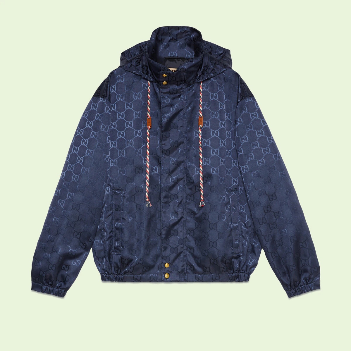 GG canvas nylon jacket - 1