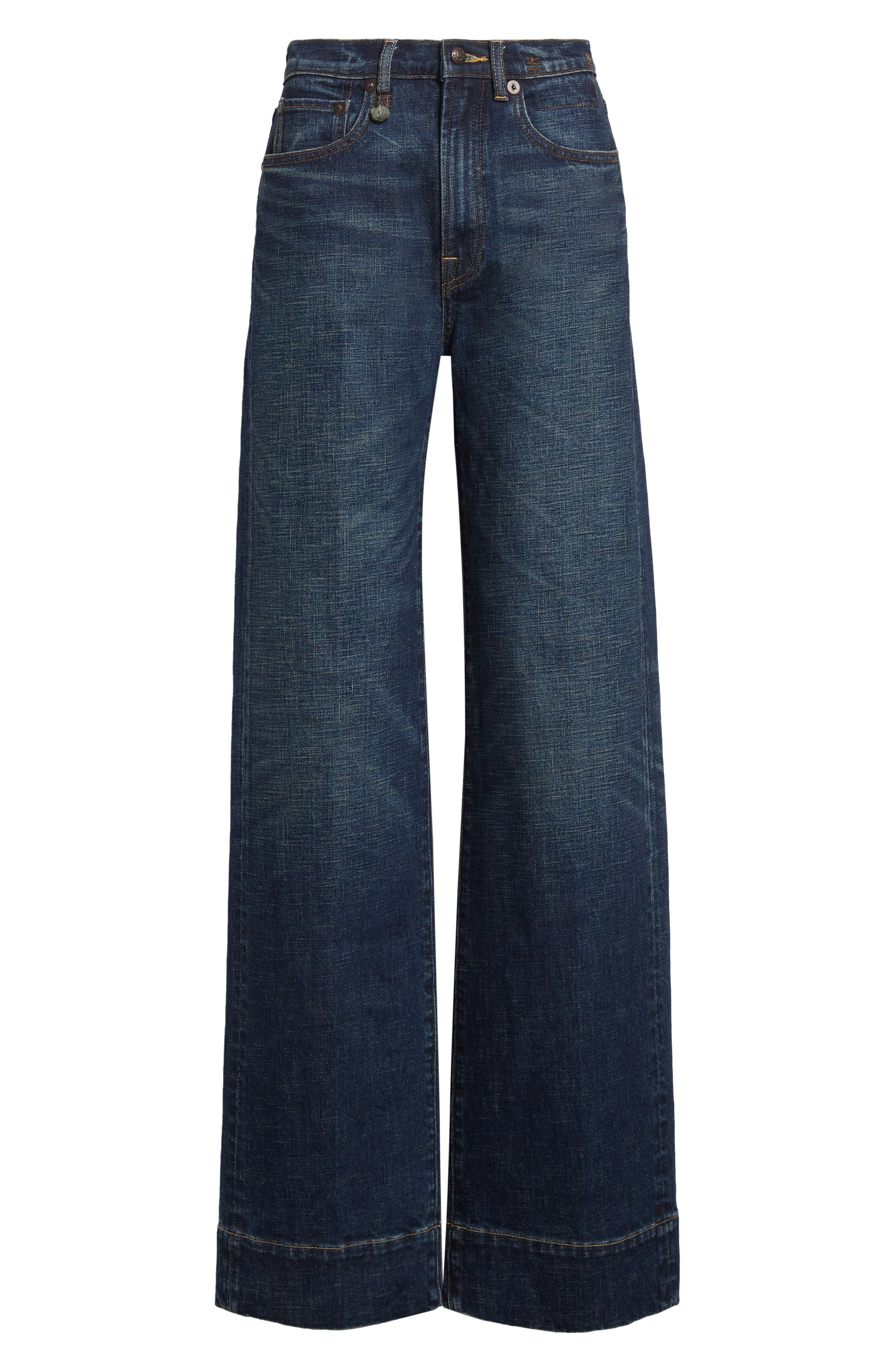 R13 Pauline Jeans in Hoyt Blue Stretch at Nordstrom - 6