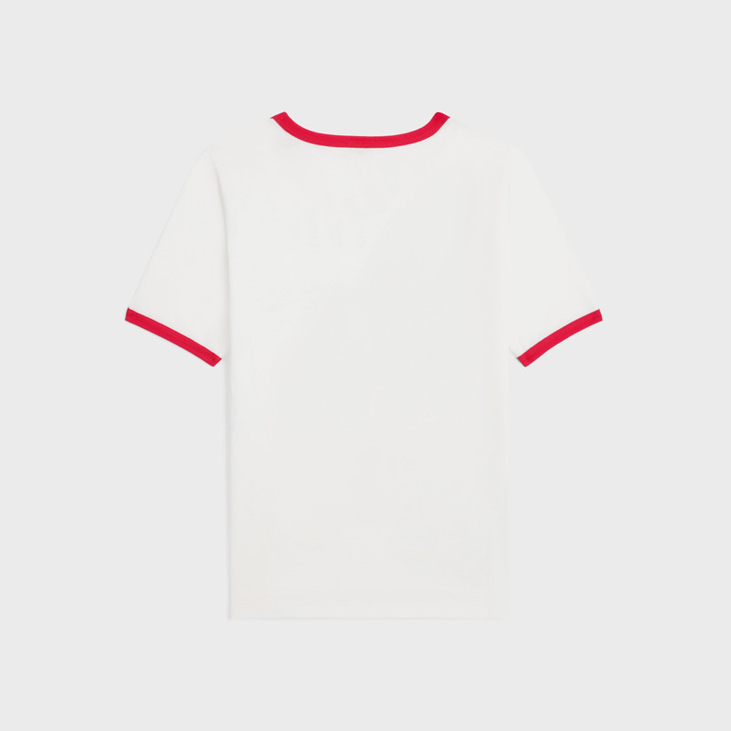 CELINE celine hamptons 70's t-shirt in cotton jersey outlook