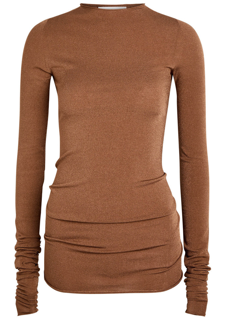 Armarium Sita Roll-trimmed Fine-knit top 1