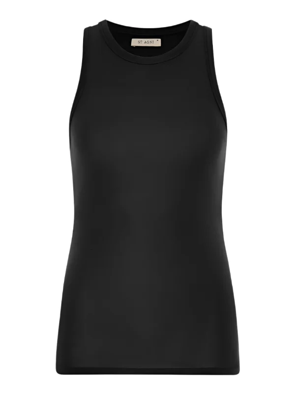 Jersey Tank in Black - 1