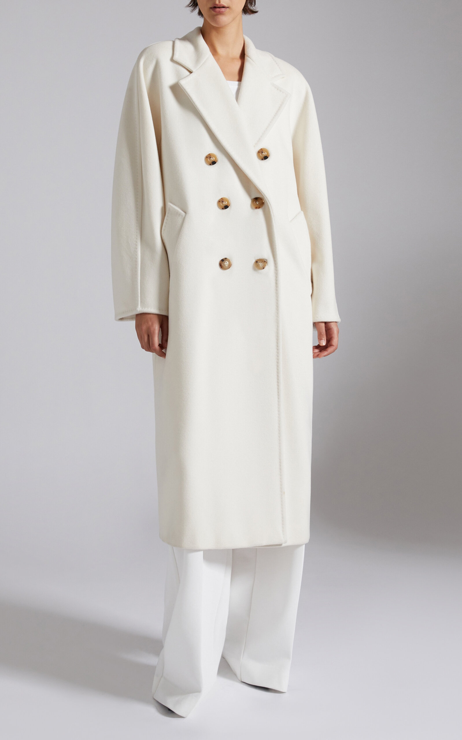 Icon Wool-Cashmere Coat white - 5