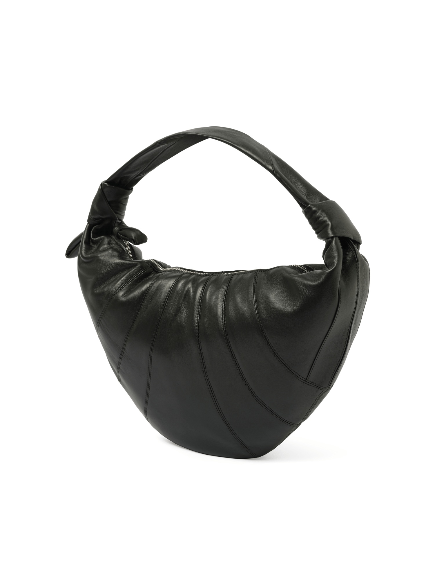Fortune Croissant Bag in Black - 2