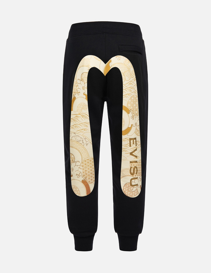 EVISU JAPANESE PATTERN DAICOCK PRINT SWEATPANTS outlook