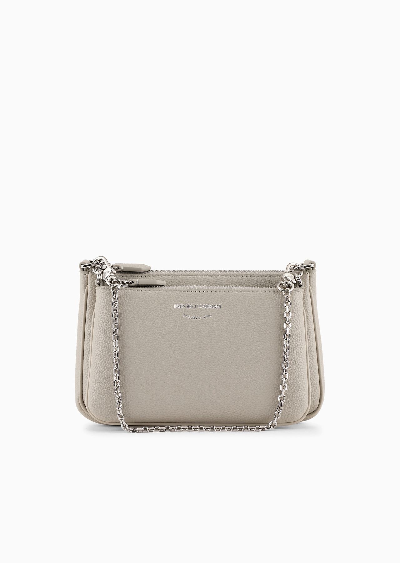 Deer-print double mini bag with shoulder strap - 1