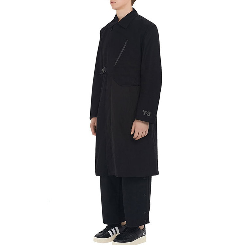 adidas Y-3 CH1 Wool Flannel Coat 'Black' GK4383 3