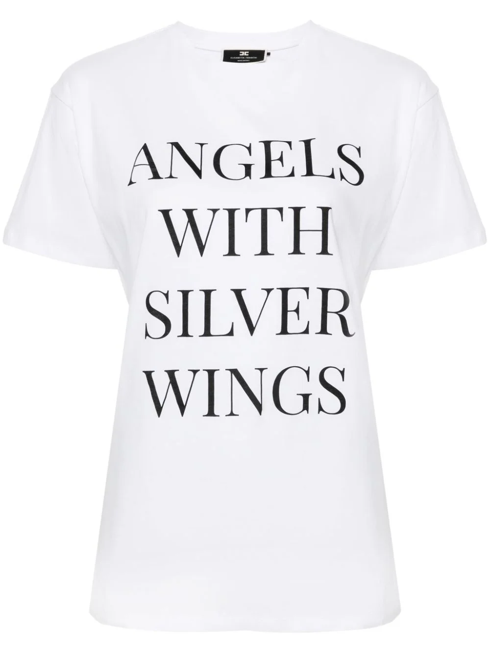 slogan-print cotton T-shirt - 1