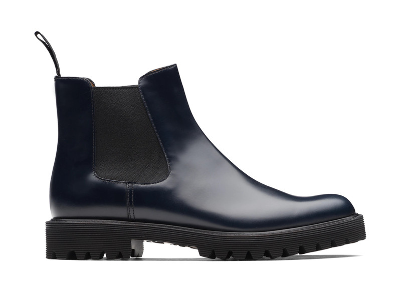 Nirah t Rois Calf Leather Chelsea Boot Blue 1