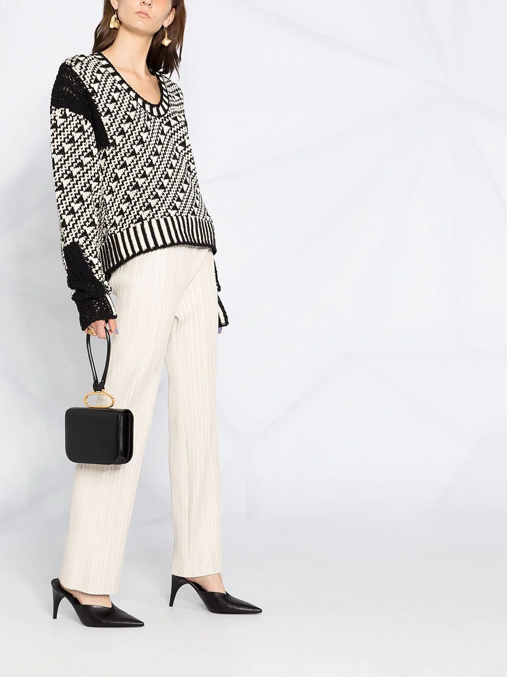 geometric pattern jumper - 2