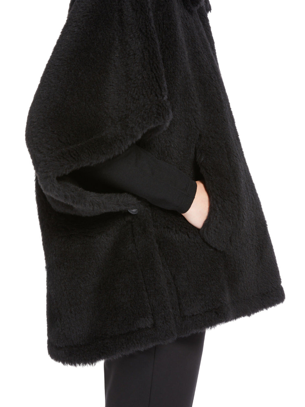 Alpaca And Wool Teddy Cape - 5