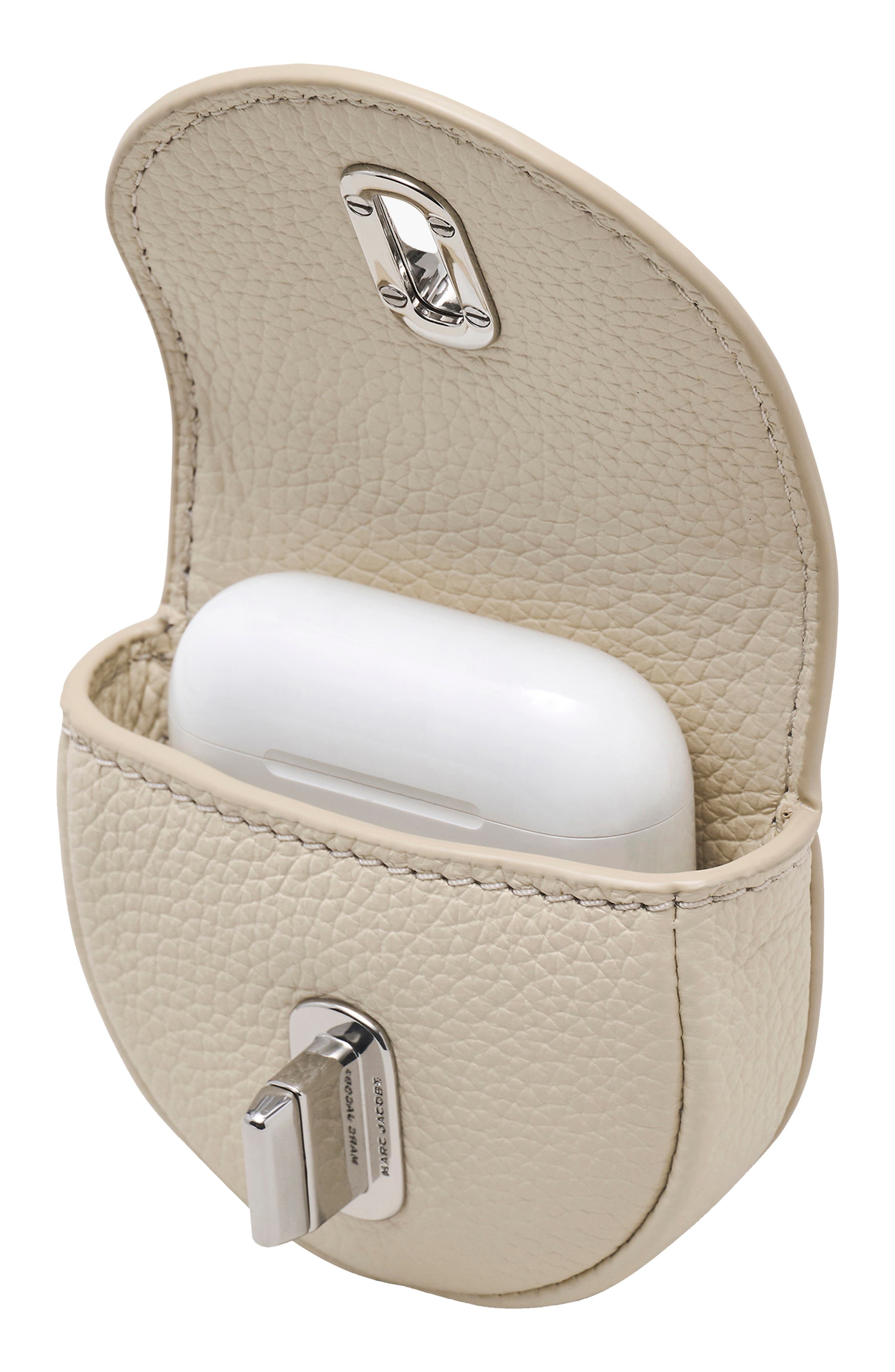 Marc Jacobs The Crescent Leather Shoulder Bag in Cloud White at Nordstrom - 6