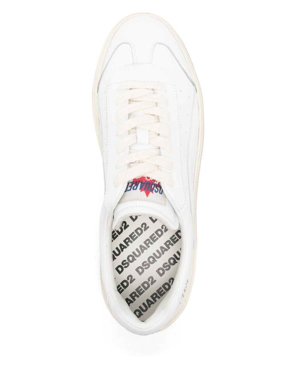 leather sneakers - 4