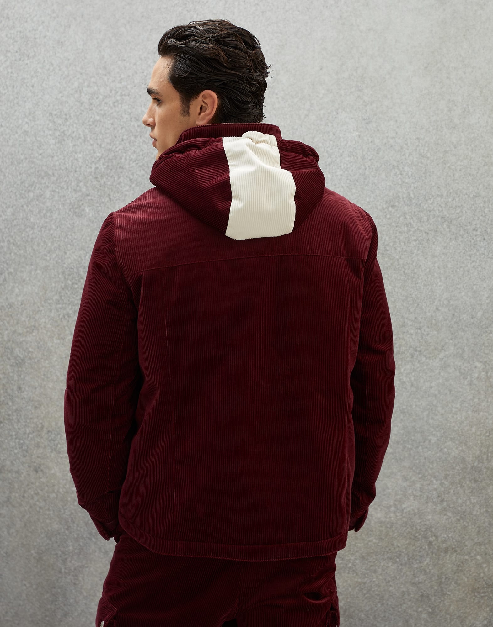 Bonded corduroy Mountain outerwear jacket with Thermore® padding and detachable hood - 2