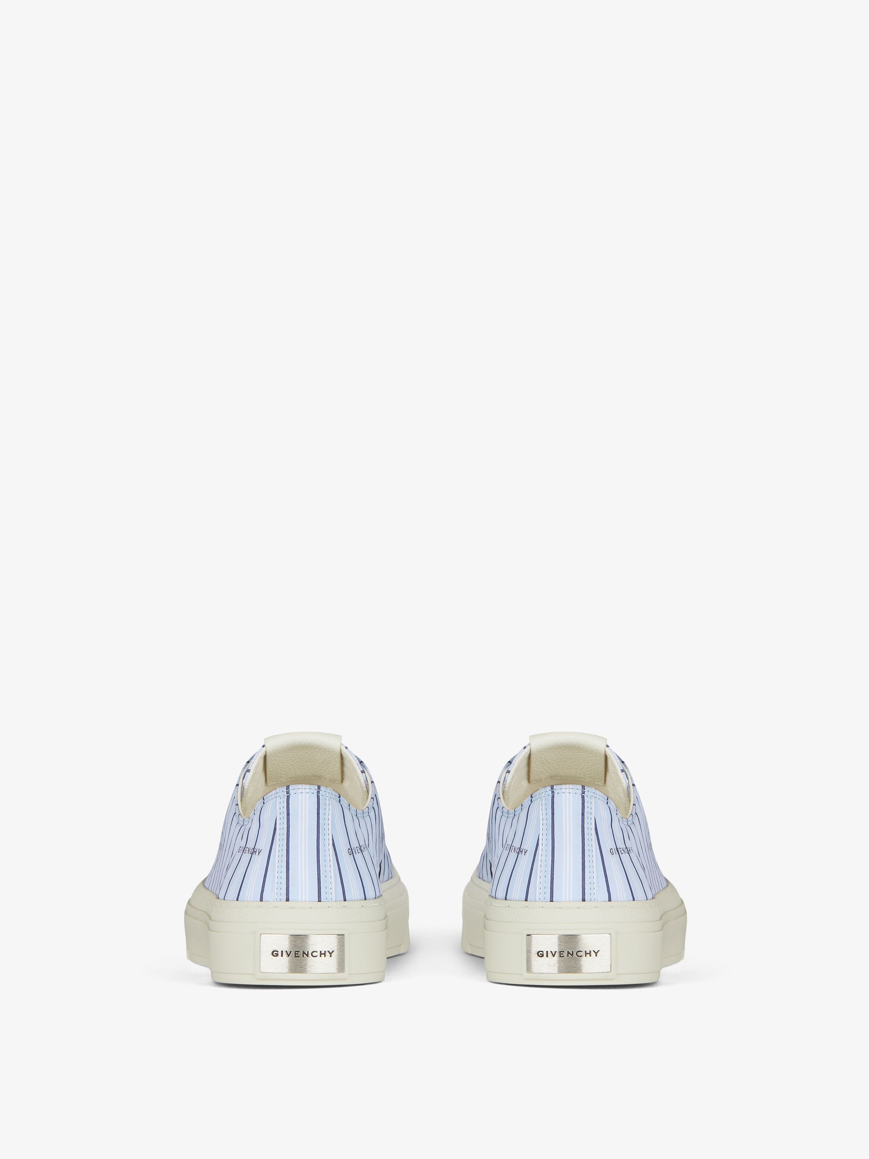 CITY SNEAKERS IN COTTON CANVAS - 7