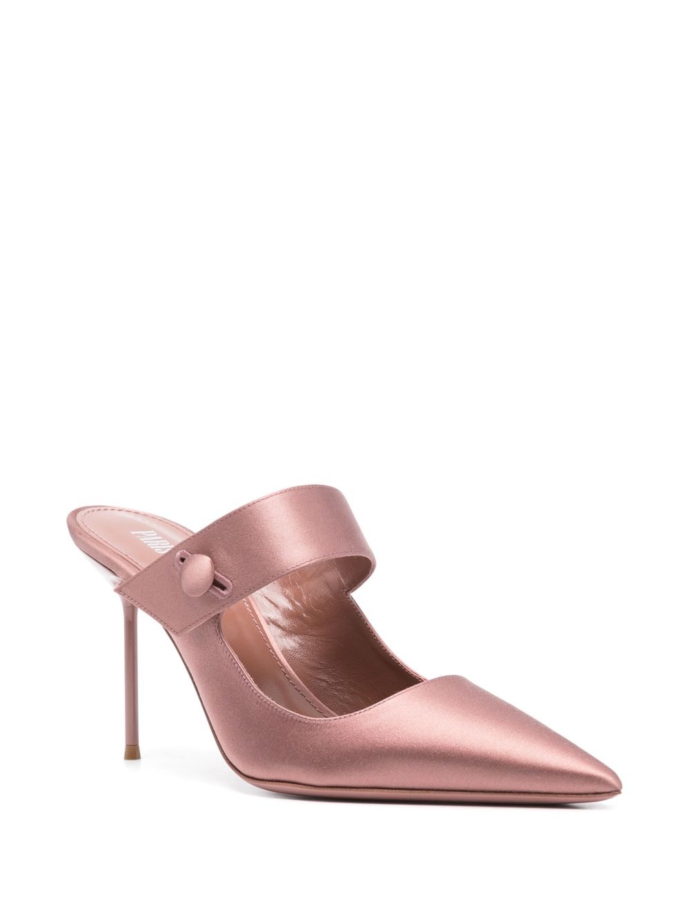 95mm satin mules - 2