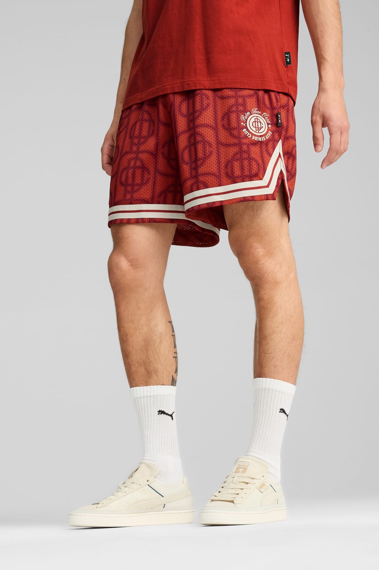 PUMA x PALM TREE CREW AOP Men's Mesh Shorts - 3