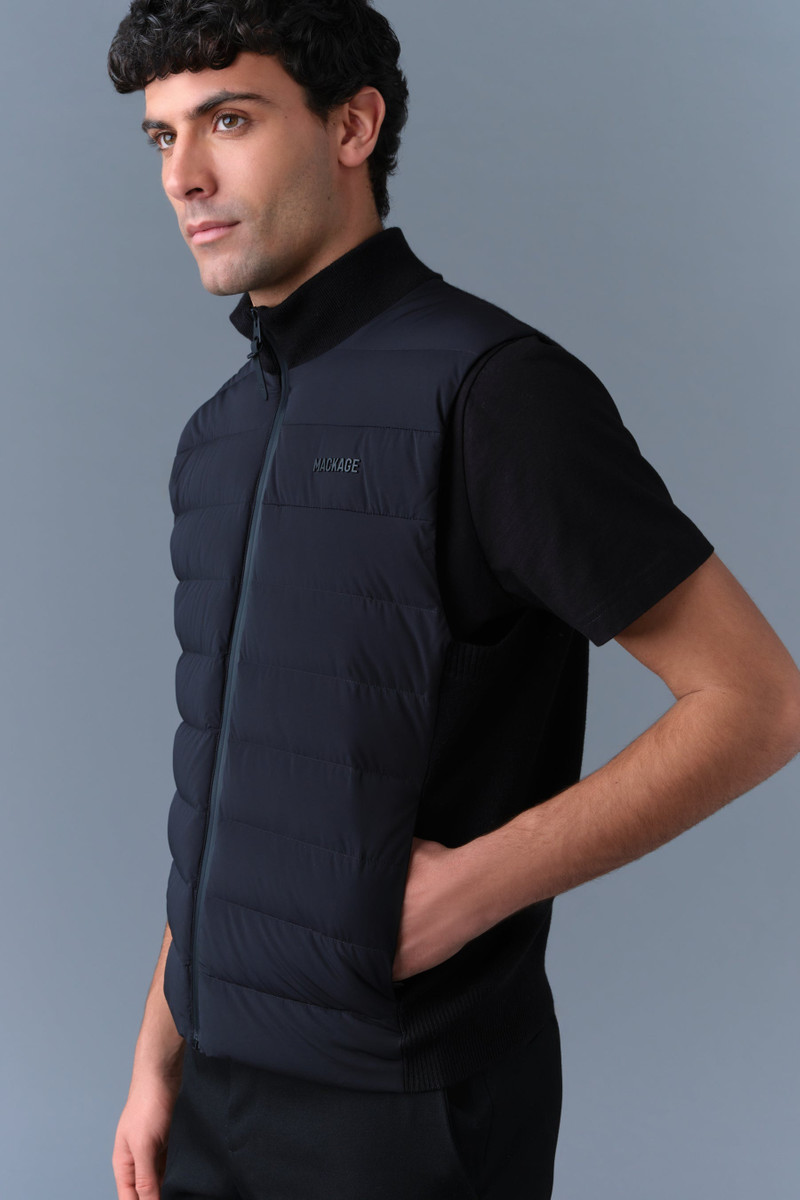 JACOB Rib Knit Light Down Vest 5