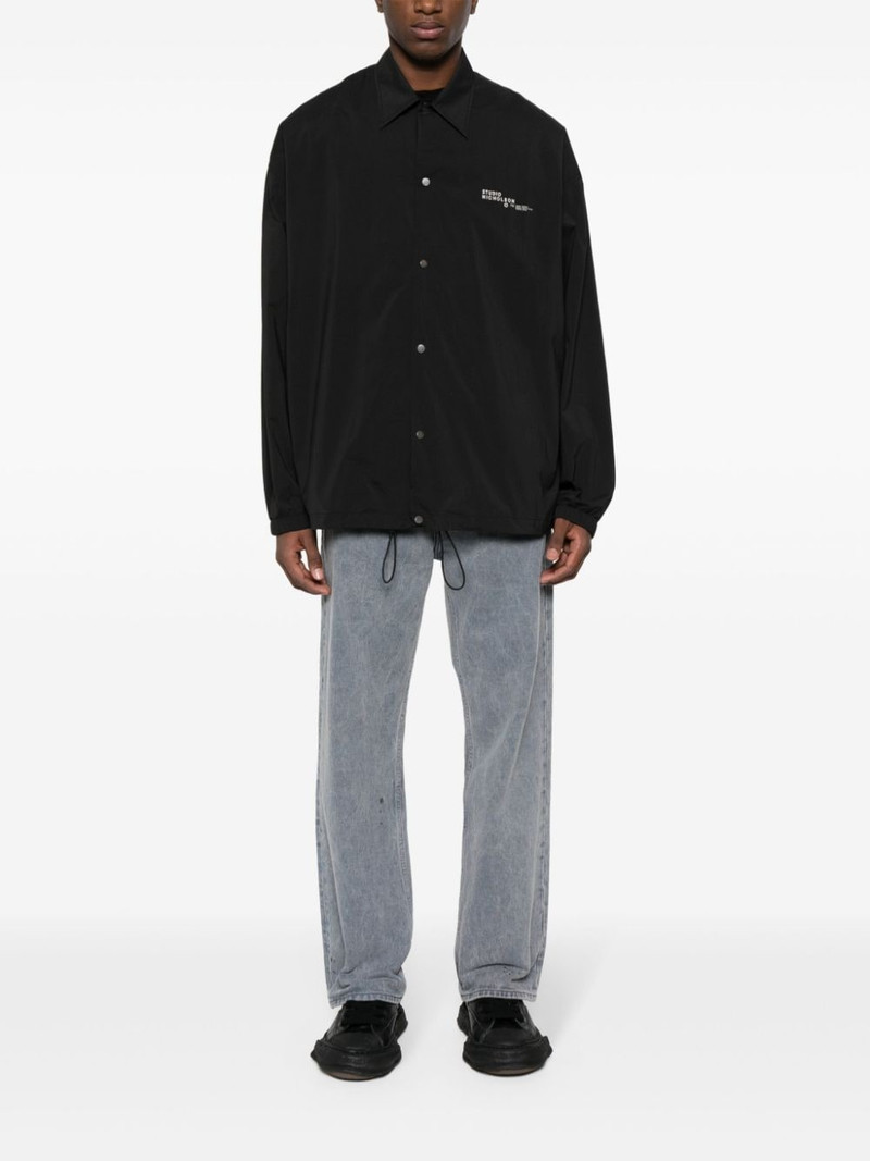 Studio Nicholson logo-print press-stud jacket outlook